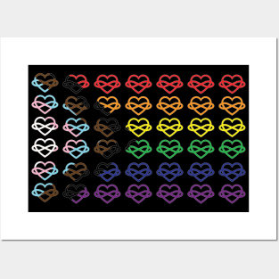 Polyamory Progress Pride Flag Posters and Art